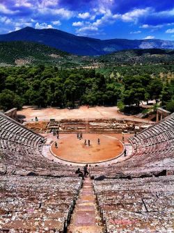 greek-highlights:  Ancient Theater of Epidaurus…Greece 