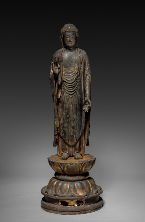 Amida, 13th century, Cleveland Museum of Art: Japanese ArtSize: Overall: 109 cm (42 15/16 in.); Figu