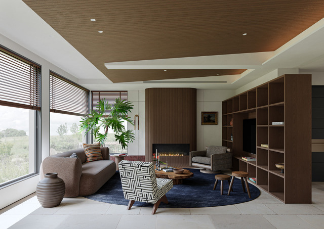 Sleek Lines and Organic Forms of a Mid-Century Modern Haven