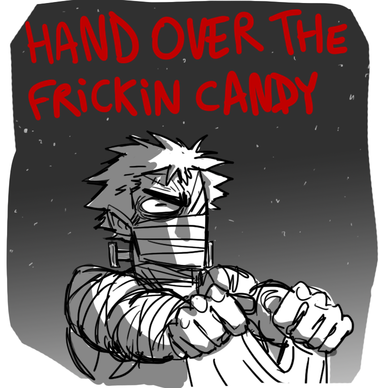 askcaptaintashigi:  Everyone puts on costumes (mostly awkwardly made by themselves