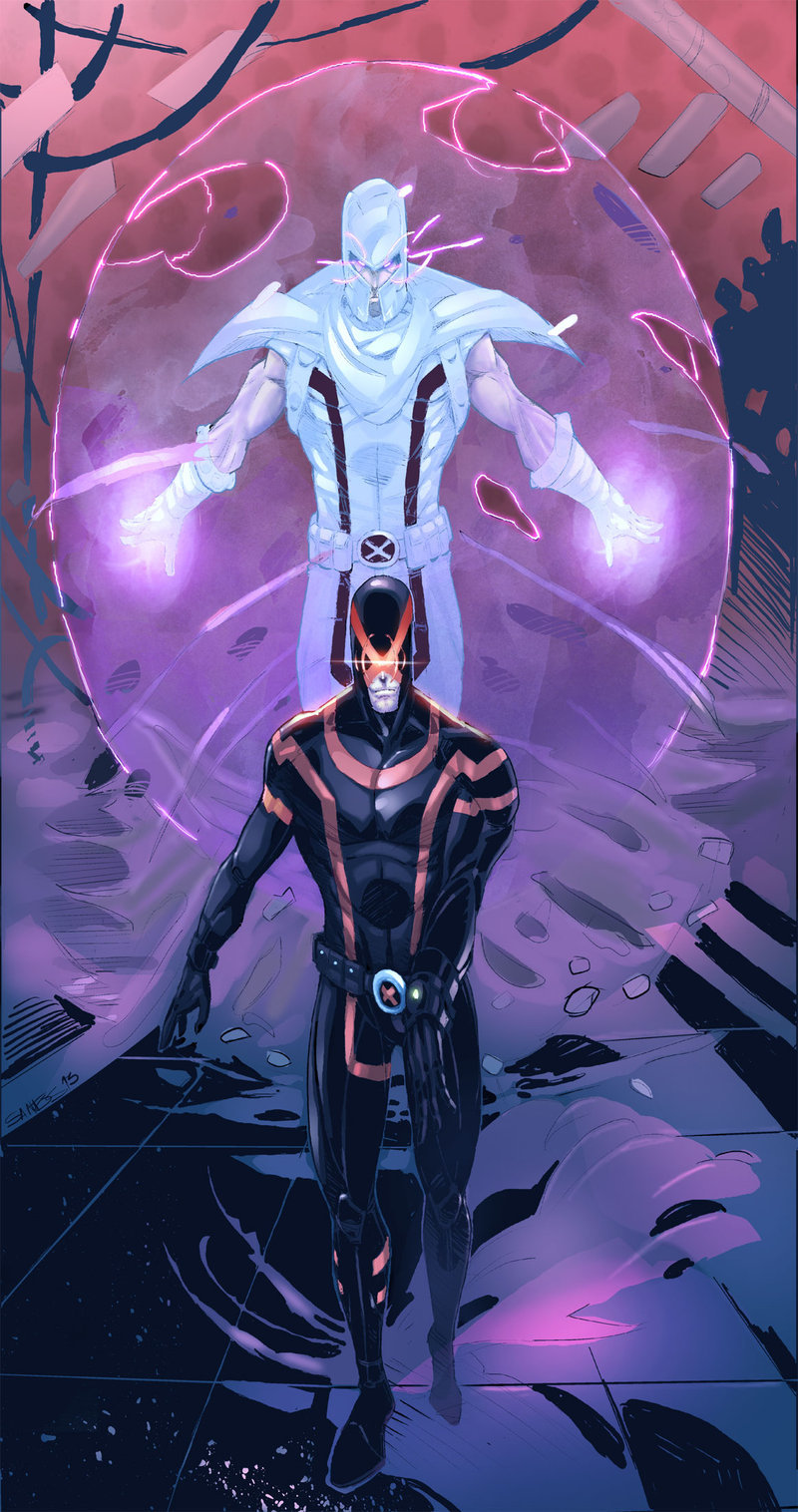 westcoastavengers:  Cyclops and Magneto by Cristian Santos