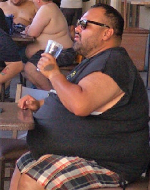 Dad Tanking Up At The Bar