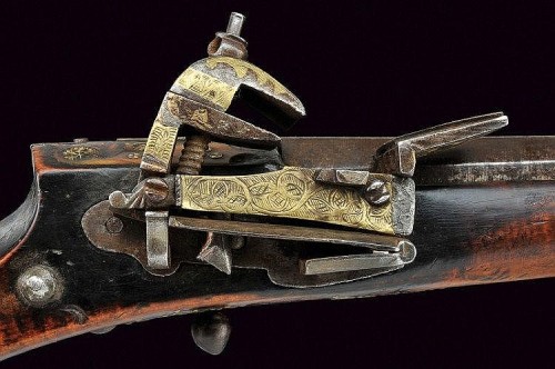 Ornate Turkish miquelet tufenk rifle, early 19th century.from Czerny’s International Auction House