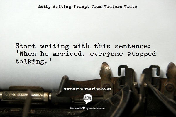 amandaonwriting:  Writing Prompt – Start with these words… 