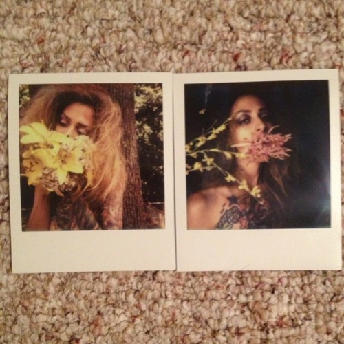 Flower eater. ฤ for the set! theresamanchester.model@gmail.com