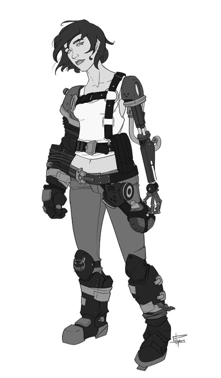 Warm up with the drawthreadPost apocalyptic warrior of some kind. I don’t recall the name of t