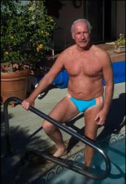 old man sexy speedo