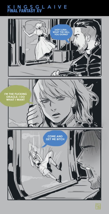 absolum-art:This how I see luna, she gives no fucks and she’s a badass.