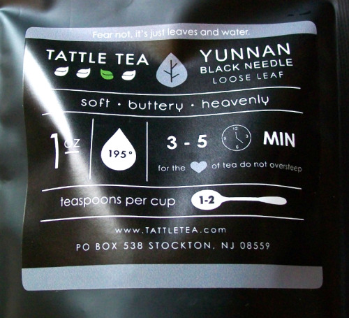 Curing burnout with Tattle Tea Yunnan Black Needle black tea @ http://ht.ly/OJivr