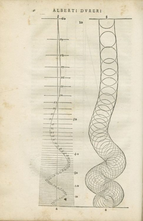 gazophylacium:  Fourth Knot with Seven Wreaths-Albrecht Dürer, 1507. Spiral from Albrecht 