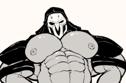 ripped-saurian:  reaper chest for @TheWildWolfy,