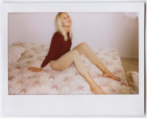 Becca In Pullovers And Pantyhose By American Apparel.