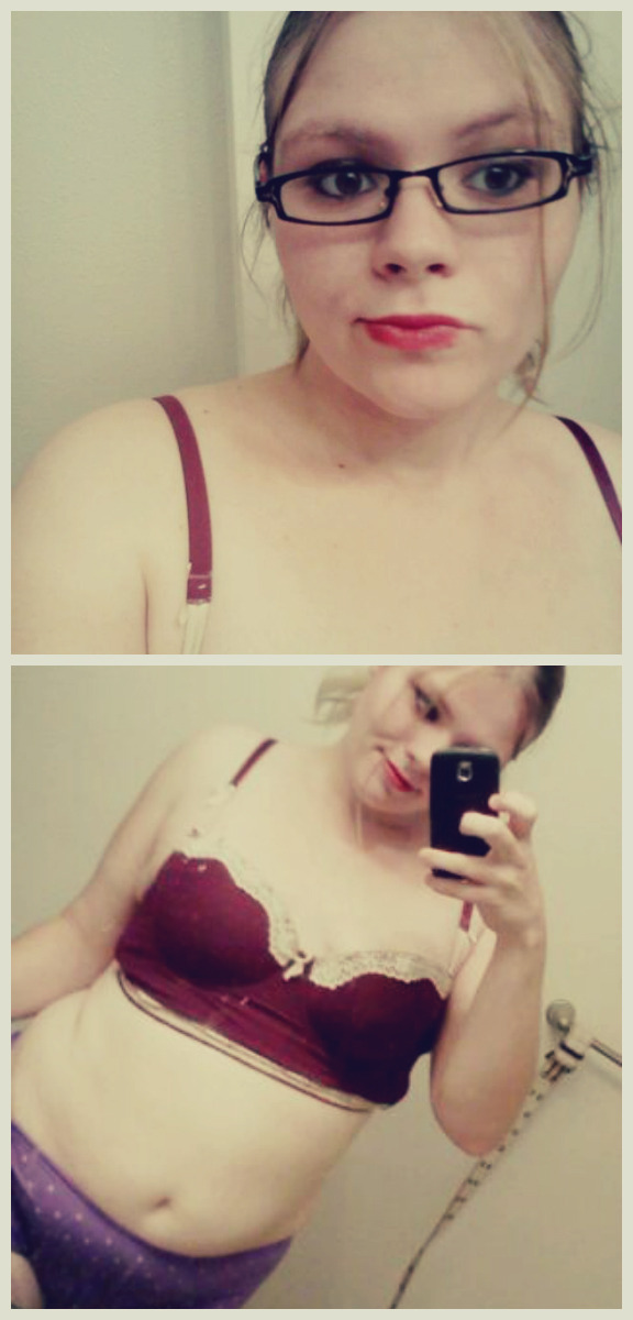 chubby-bunnies:  Feeling like a slug, then found these old bathroom undie selfies.