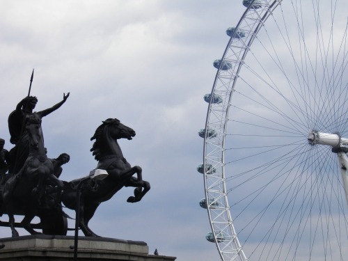 London, England. Keeping a watchful eye over the horses.