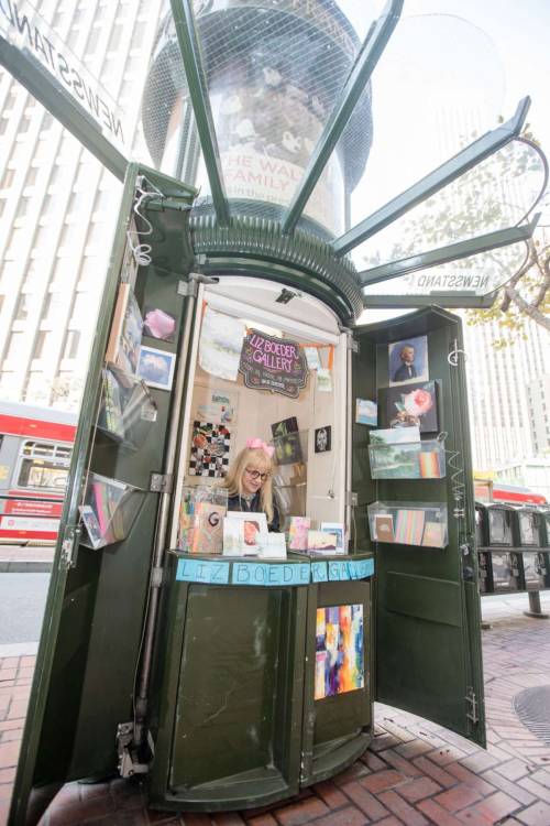 local san francisco artists and nonprofits can use old jcdecaux newspaper kiosks rent-free. rea