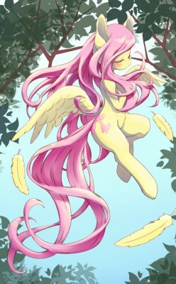 the-pony-allure:Fluttershy by conbudou  &lt;3