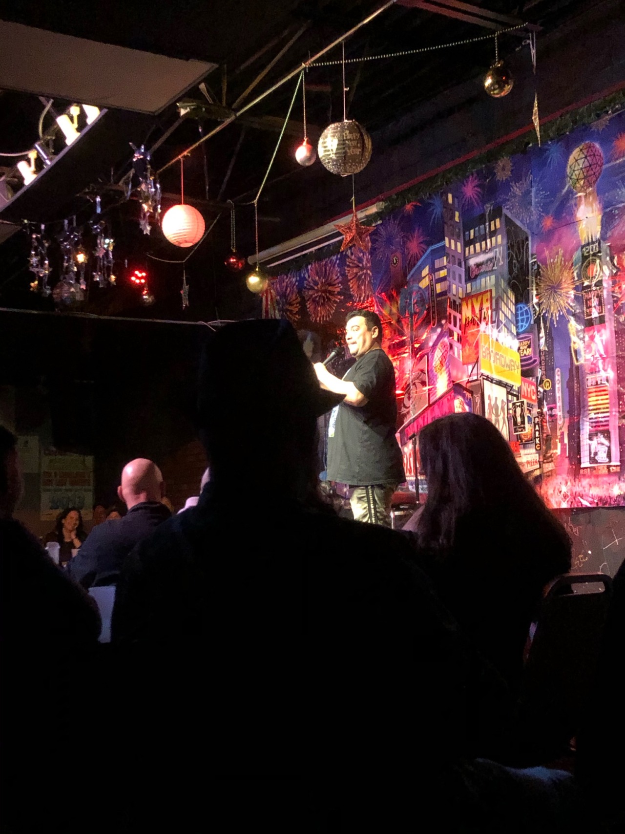 Had fun tonight going to see Carlos Mencia at a local comedy club 