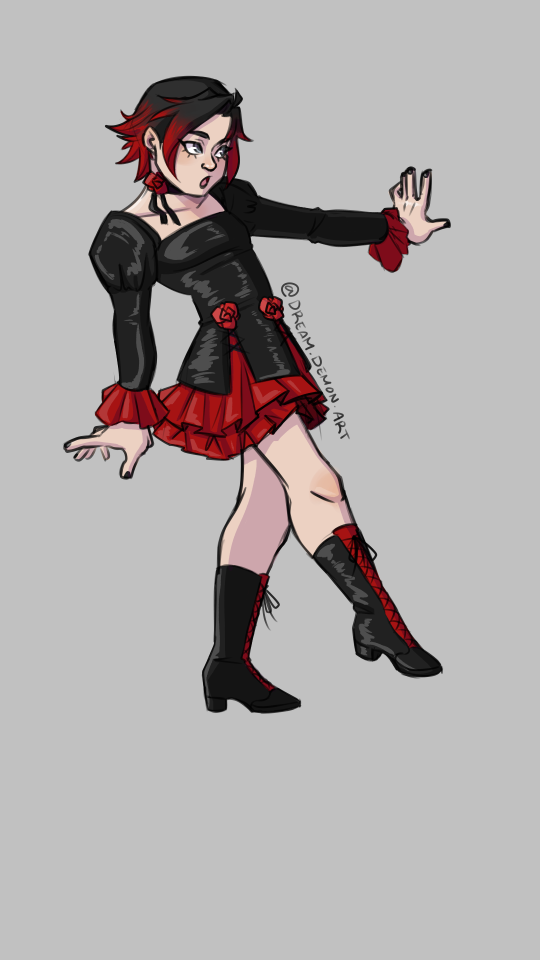 My Designs For The Judgmental Critter's RWBY Prom Outfit Design Contest :D