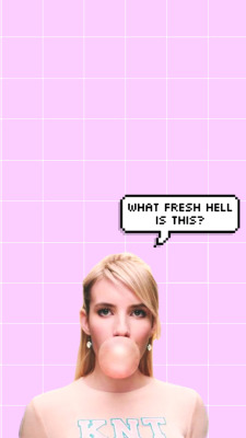 lockscreens-homescreens:  Scream Queens