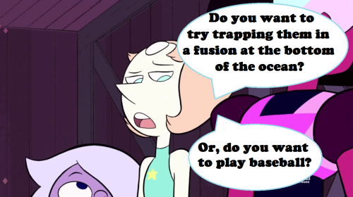 journ-loves-su:  nobrandminda:  Cut dialogue from Hit the Diamond. (okay, not really)   Lapis has no room to talk lmfao  Ye