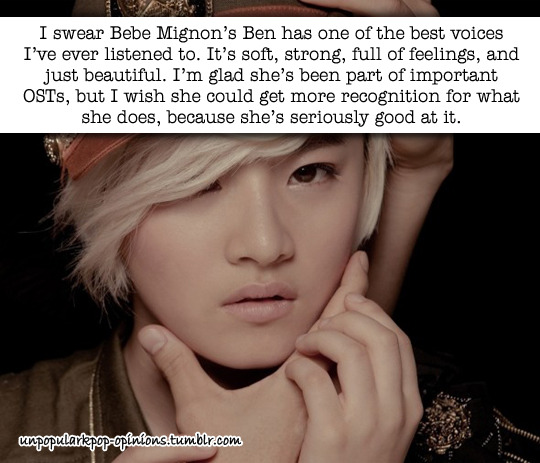 Unpopular K Pop Opinions I Swear Bebe Mignon S Ben Has One Of The Best Unpopular K Pop Opinions I Swear Bebe Mignon S Ben Has One Of The Best