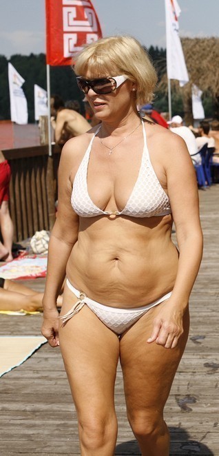 beachgilflover:What a Gilf Bikini Goddess!