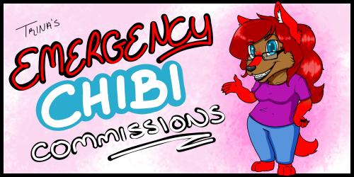 TRINAS EMERGENCY CHIBI COMMISSIONS