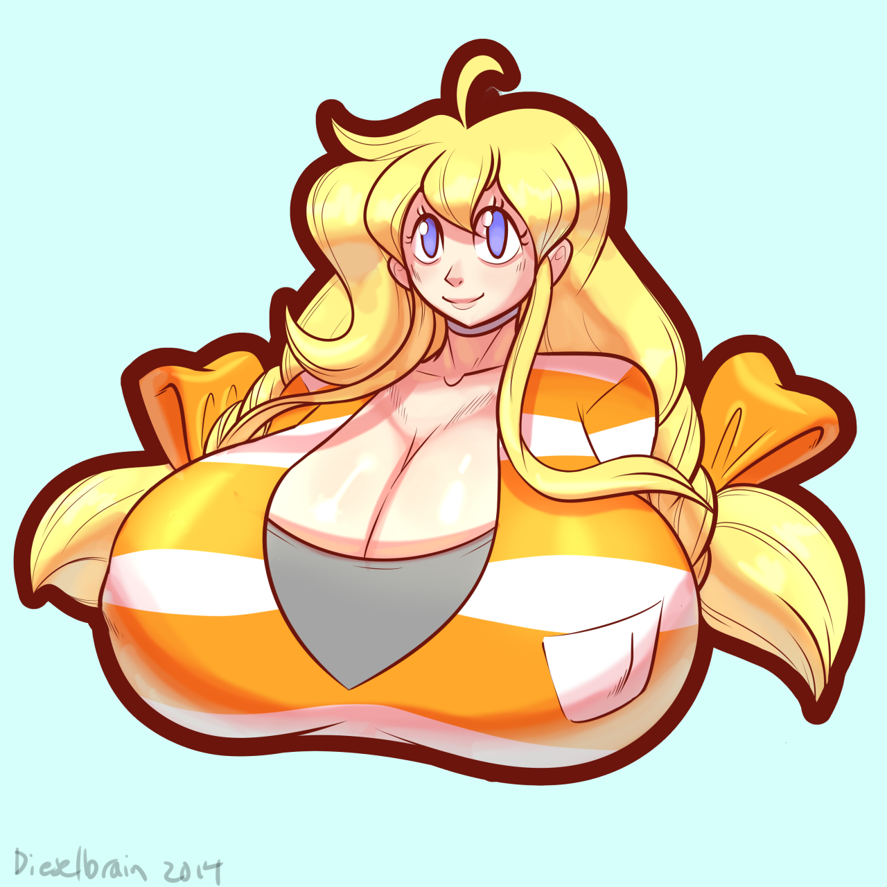 dieselbrain:  what, how did this bigge boobe pumpkin get in here