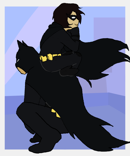 ultramarinetwix:i looked up batman’s height and it turns out that he is climbable