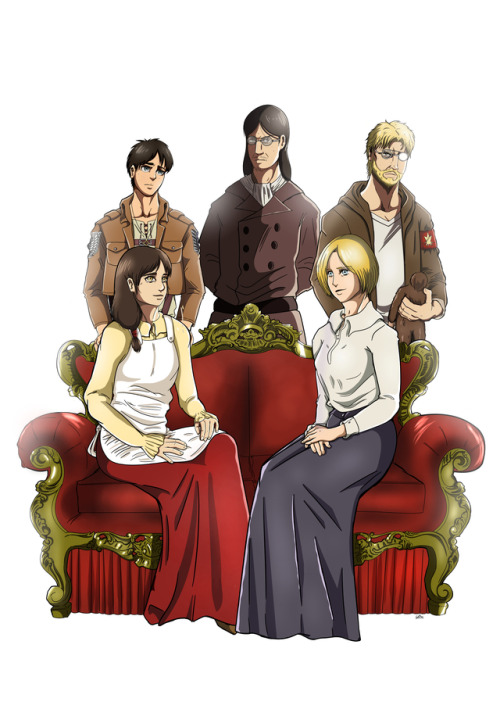 nichtmalamtag: It´s a Yeager Family portrait!Remember Grisha´s photo of his first family? What if th