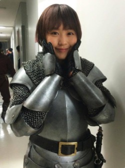 bikiniarmorbattledamage:  itsalburton:  sharksister:  ryozn:  有村架純  @bioandrunaway   Fucking yes. Cute lady in FUNCTIONAL, non-bikini armor.  Maki Horikita, available in adorable, and badass: These images are from the Japanese 2014 stage play