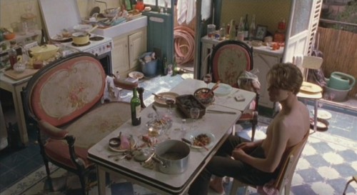 The kitchen from The Dreamers with Michael Pitt. 