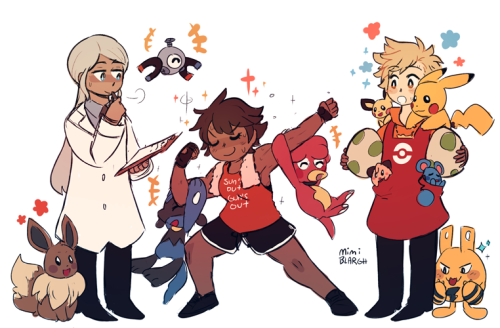 mimiblargh:  pokego doodles!! (Instinct represent!! ^O^)