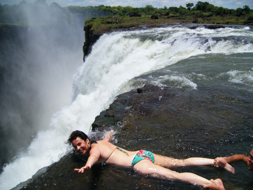 The Above Is Devils Pool Located In Victoria Falls. You Can Probably Guess As To Why They Give It That