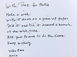 twloha:  “Make a wish. Write it down on a piece of paper. Fold it and tie it around a branch of the wish tree. Ask your friend to do the same. Keep wishing.” - Yoko Ono Many of us have been asked the age-old question, “If you could have anything