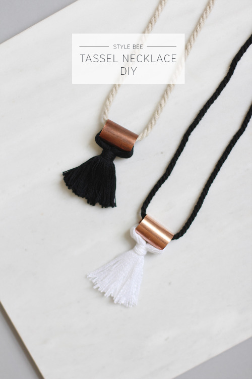 DIY Hardware Store Tassel Necklace Tutorial from Style Bee.All you need to make this DIY Hardware St