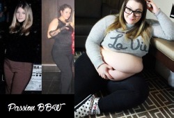 From-Thin-To-Fat:  130Lbs To 300 Lbs Passionbbw.tumblr.com