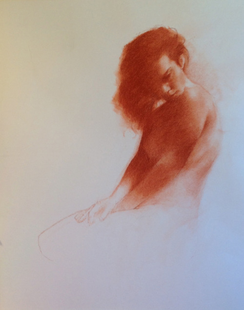 showslow:  Red chalk drawings by Patrick Palmer