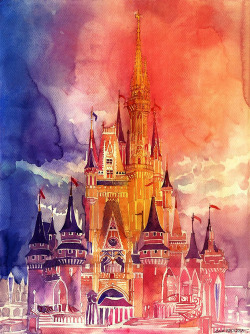 asylum-art:  Beautiful Architectural Watercolors From Maja Wrońska   