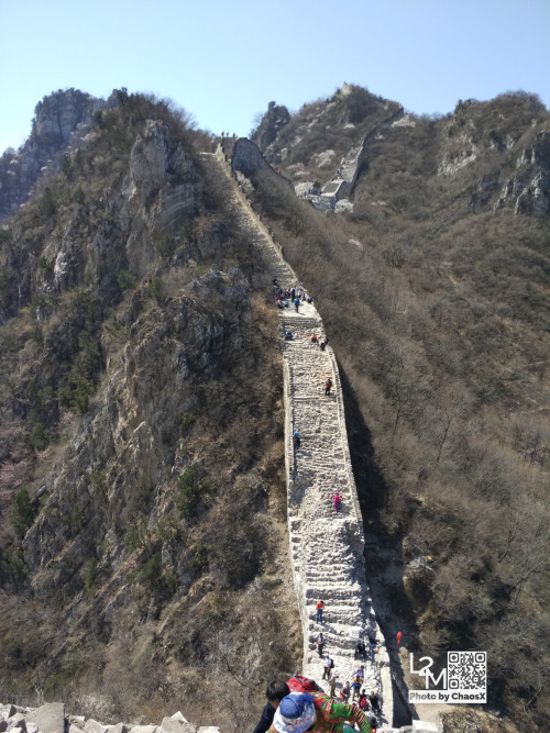 Jiankou (&lsquo;Arrow Nock&rsquo;) section of the Great Wall of China, built in 1368. Being one of t