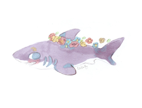 jaxzon-tyrant: cuteskitty: (x) Tiburones y flores Part 2  OH MY GOSH! LOOK AT THE CUTE SHARKIES