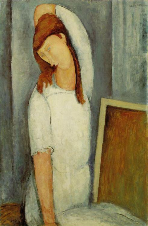  Jeanne Hébuterne, the last mistress and model of Amedeo Modigliani. He painted her many