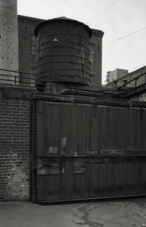 Vacant Industrial Building With Water Tank, Georgetown, Washington, DC, 1973.