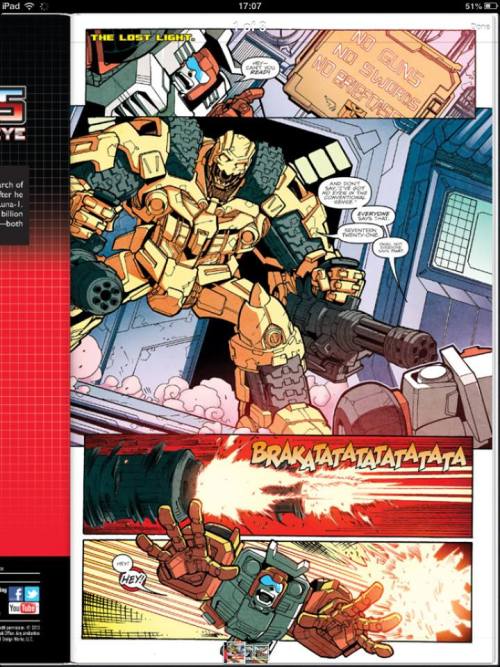 biorobo: serikaizumi: Transformers MTMTE #18 3 page preview by Itunes Readable version! :P Swer