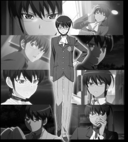 awoninggwapings:   Belated Happy Birthday Buddy! ♥ 09/28  monochrome Katsuragi Keima ~