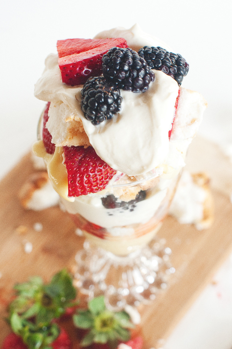 fullcravings:  GF Angel Food Cake Parfait 