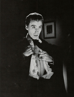 Christopher Lee In Dracula, Prince Of Darkness. From The Dracula Scrapbook, By