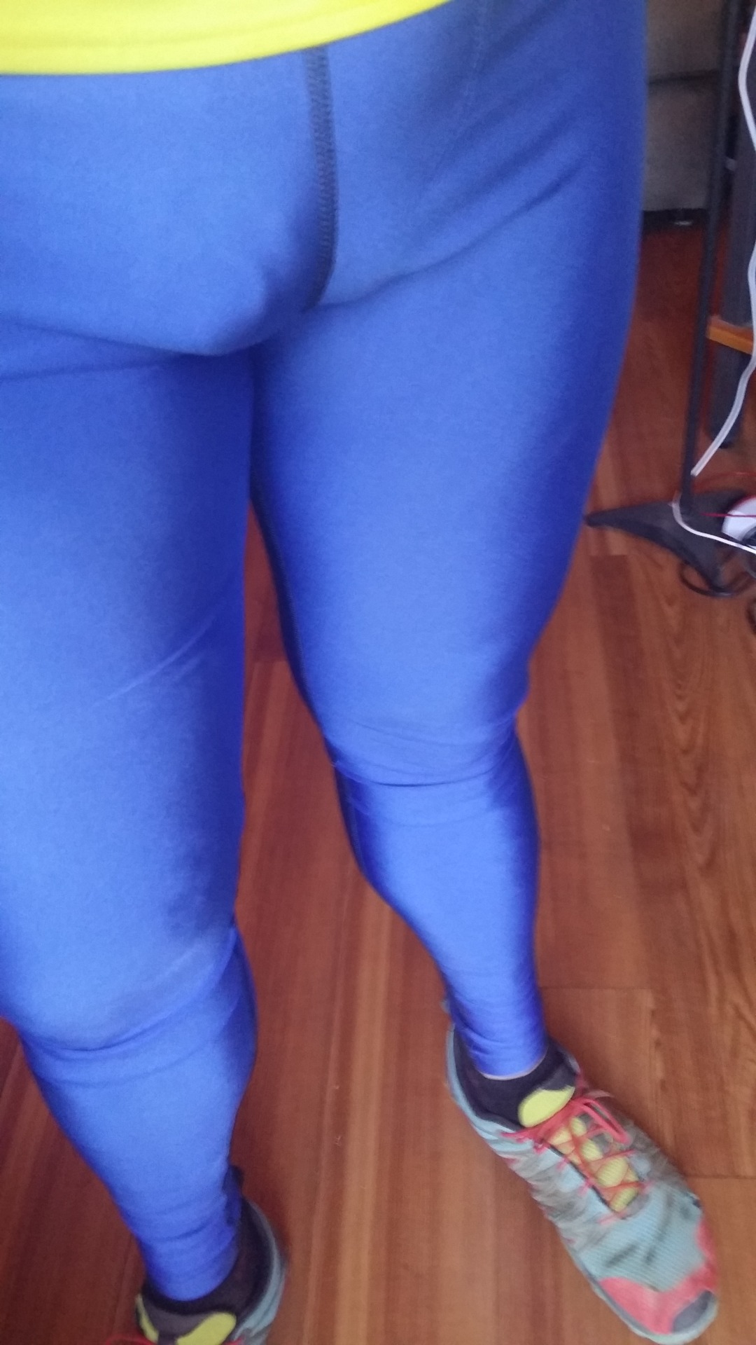 tightgearguys:  Total blue tightness. Thanks to #rufskin