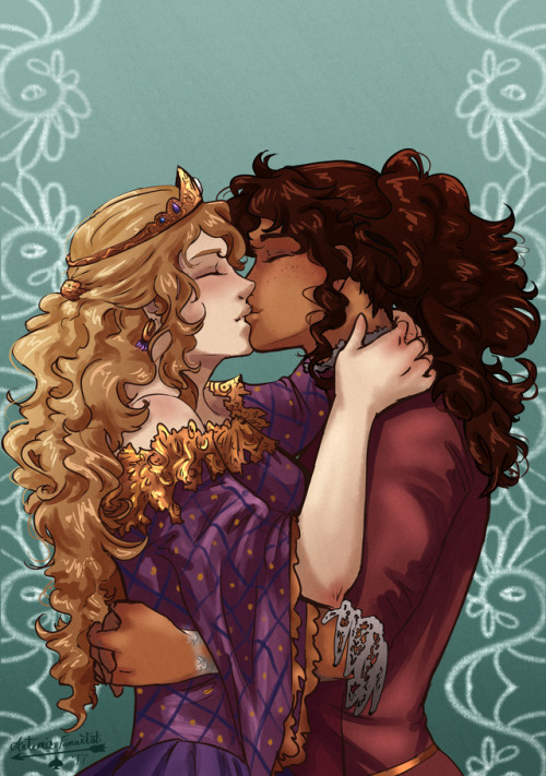 ace-artemis-fanartist:Princess Glisselda and Seraphina.