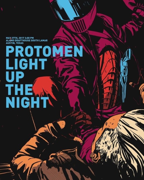 The poster for the Alamo Drafthouse showing of the Light up the Night film. Really love this one